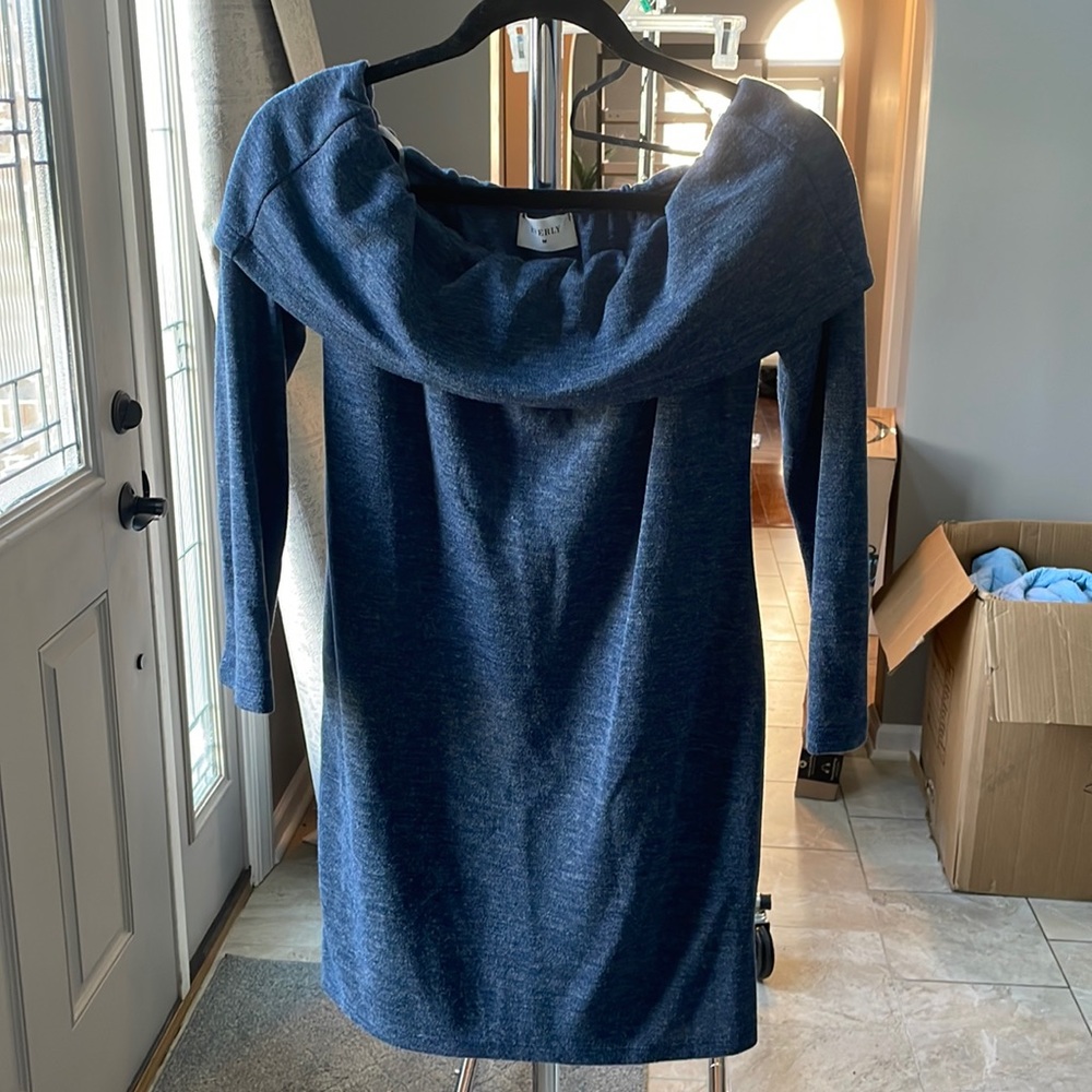 Everly off the shoulder sweater dress